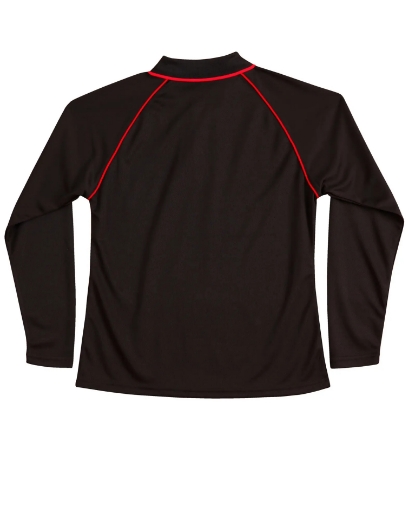 Picture of Winning Spirit, Childrens Cooldry Raglan L/S Polo